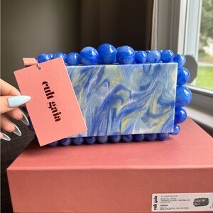 Cult Gaia Eos Clutch in Glacier